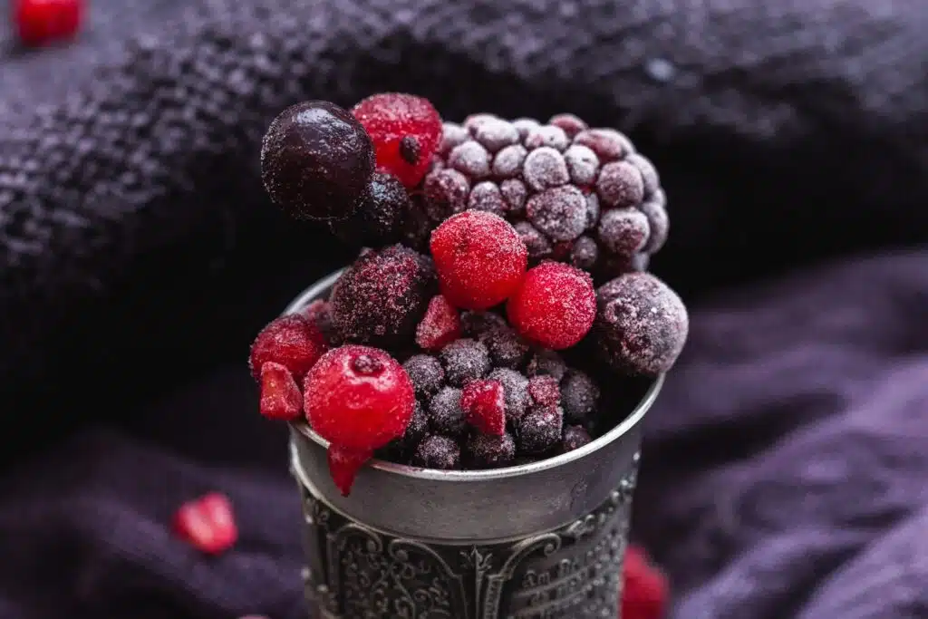 Propiedades de los frutos rojos ultracongelados